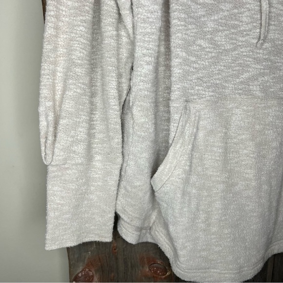 Prana Frieda Slub Knit Funnel Neck Pullover Tunic Sweater Oatmeal Medium - Picture 7 of 15